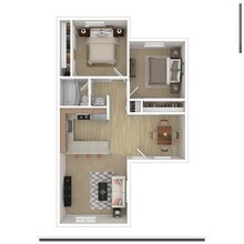 Two Bedroom (EG) 34 floor plan